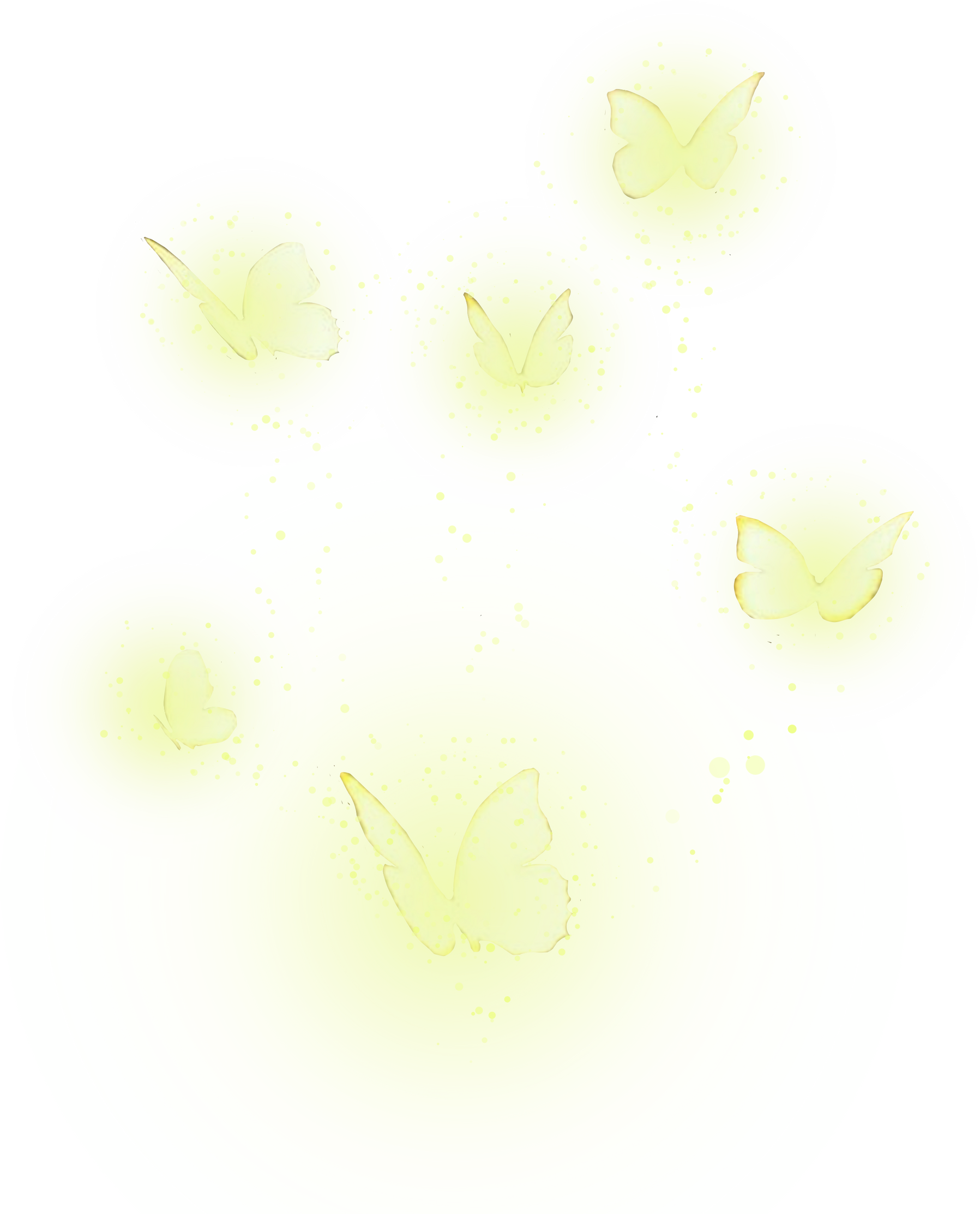 Glow effect butterflies